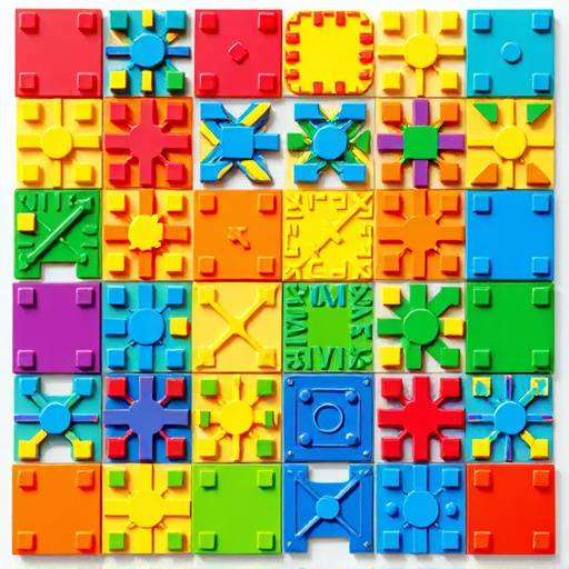 A set of magnetic building tiles that snap together easily, allowing children to build various structures and develop spatial reasoning skills.